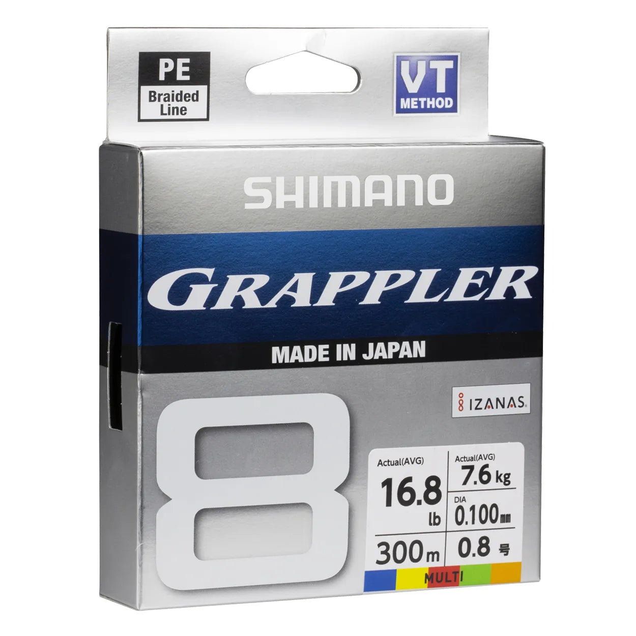 Shimano Grappler Braided line Multi colour 300m
