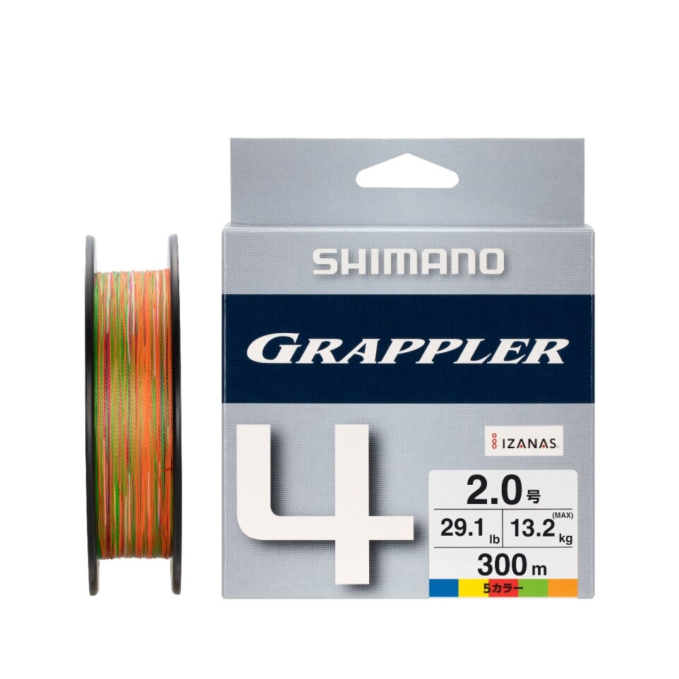 Shimano Grappler 4 PE Braid Multi Colour 300m