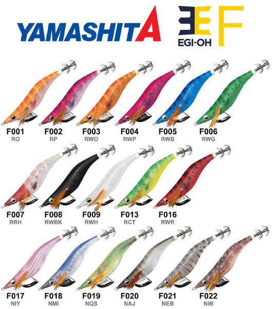 Yamashita EGI-OH F Size:2.0,2.5, 3.0 and 3.5