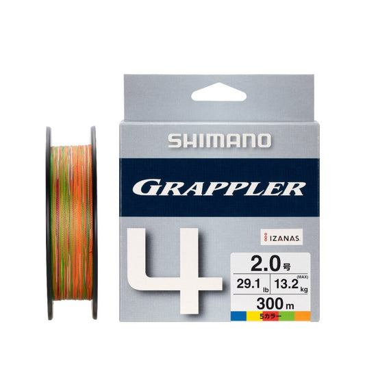 Shimano Grappler 4 PE Braid Multi Colour 300m