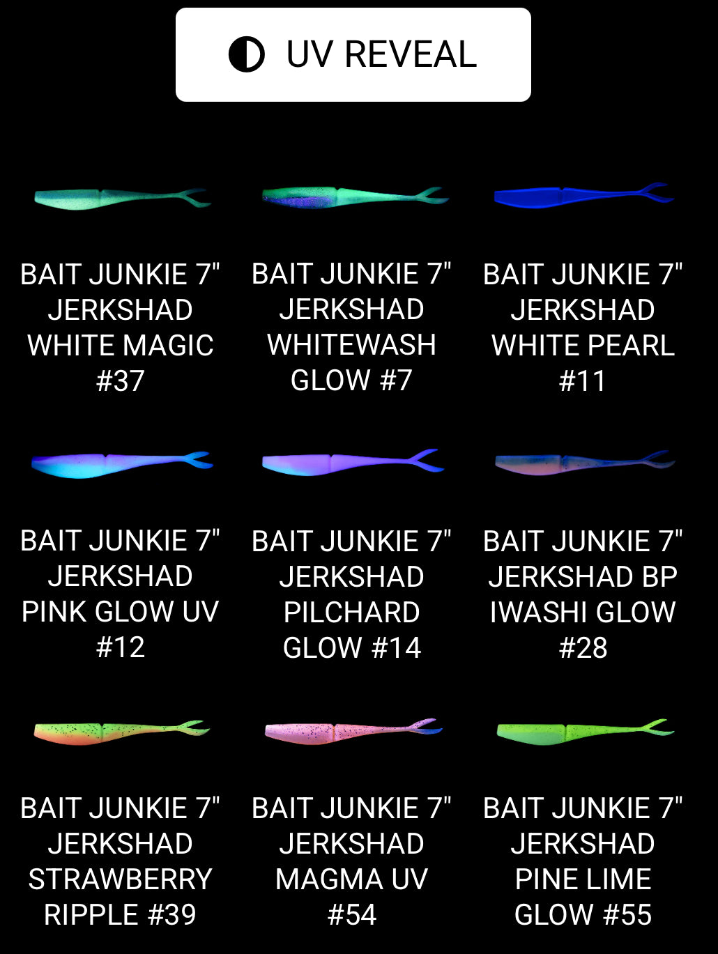 Bait Junkie 7 Inch Jerk Shad