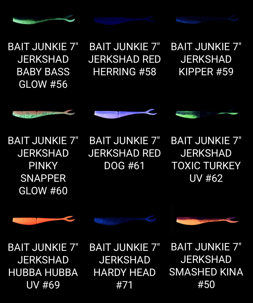 Bait Junkie 7 Inch Jerk Shad