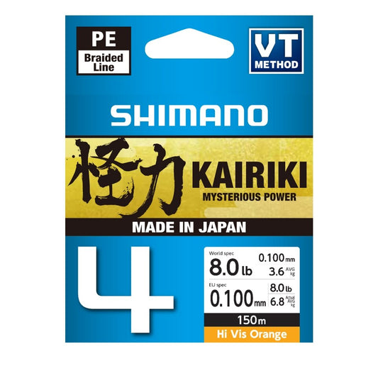 Shimano Kairiki 4 PE Braid 150m