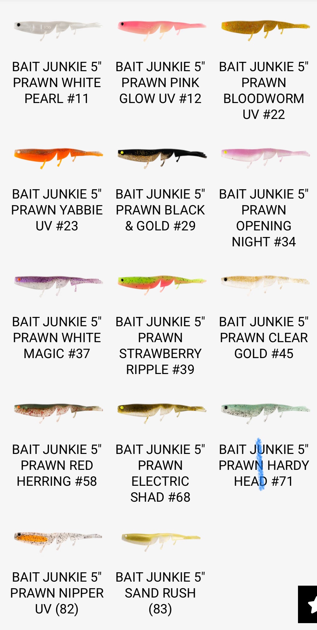 Bait Junkie 5 Inch Prawn